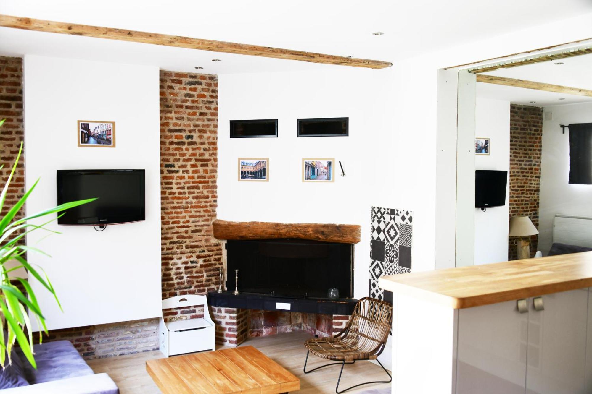 Maison Vieux Lille 3 Chambres Parking Prive 24H24H Acces Rum bild